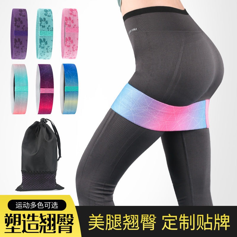 Yoga Resistance Bands Set for Glute and Hip Training, Non-Slip Fabric Exercise Bands for Squats and Stretching