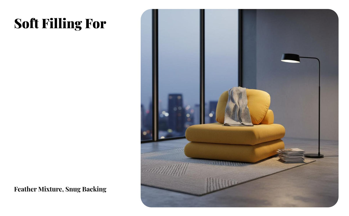 configurable unit Armchair Removable and cleanable Cover Upholstered perusing Chair Space-Saving Living Room Furniture for Bedroom, Lounge Area, Home Office