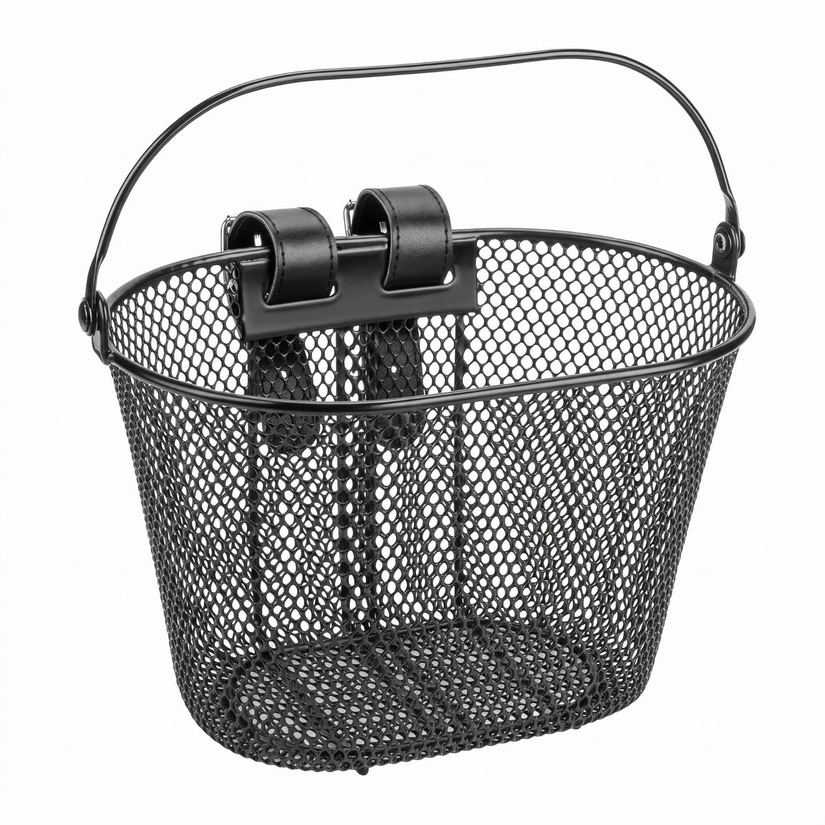Reinforced Rim Children's Bike Basket Painted Finish Kids Cycle Basket