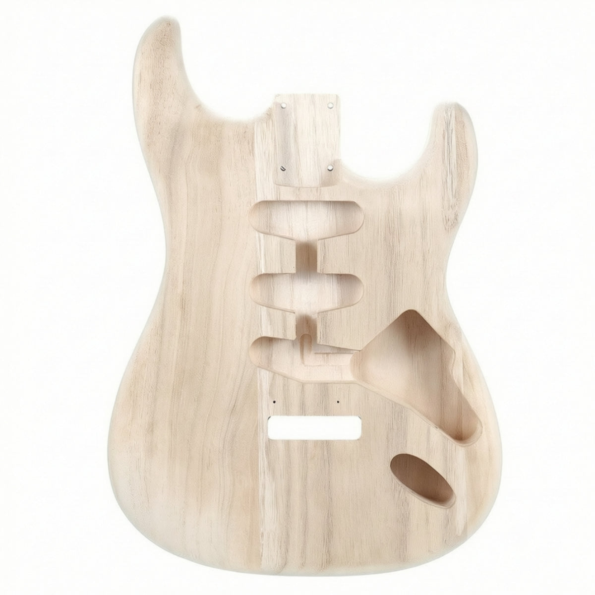 Unfinished Guitar Body Pre-Cut ST Guitar Made-to-Order Body Part for Luthier, Instrumentalists