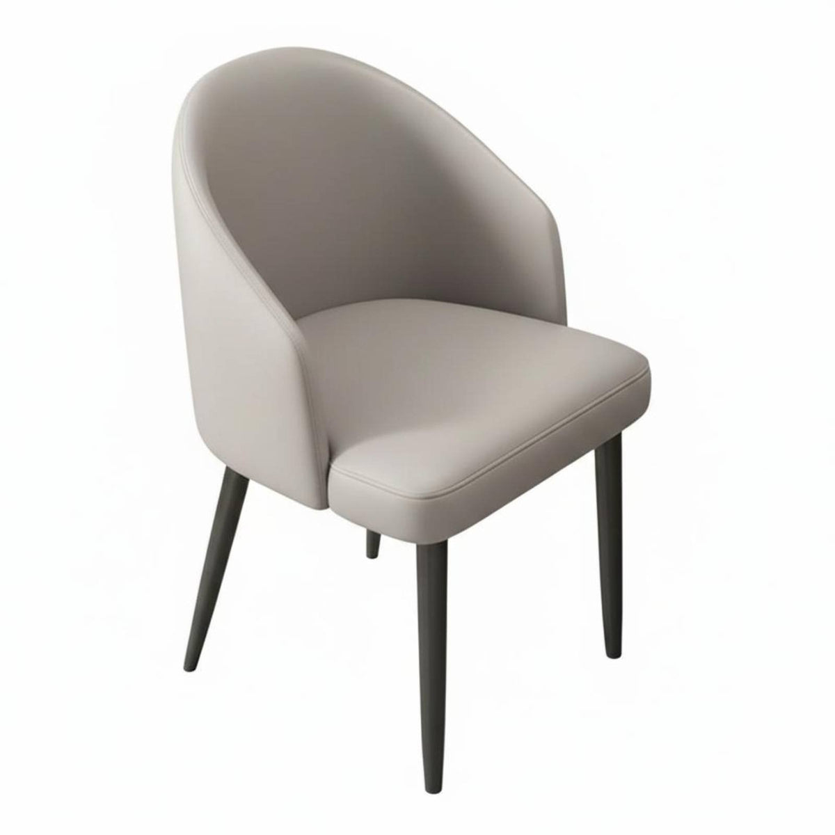 Nordic Aesthetic Upholstered Dining Armchair Modern Minimalist Upholstered Armchair Ergonomic Design Household Furniture Thick Padding for Homeowners, Restaurant Owners, Hotel Managers, Cafe, Living Room, Kitchen, Bedroom