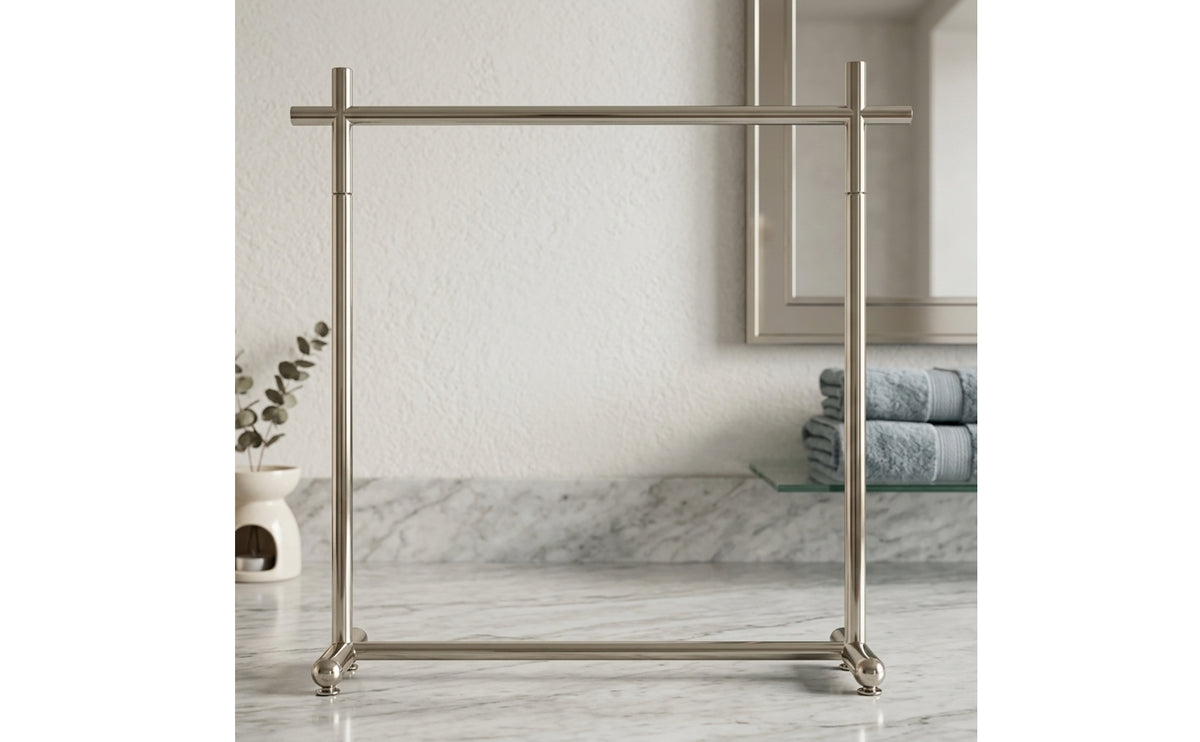 Heavy Duty Freestanding Garment Rack Sturdy Stainless Steel Garment Rack Simple Furniture Practical for Boutiques, Streamers, Bedroom, Closet