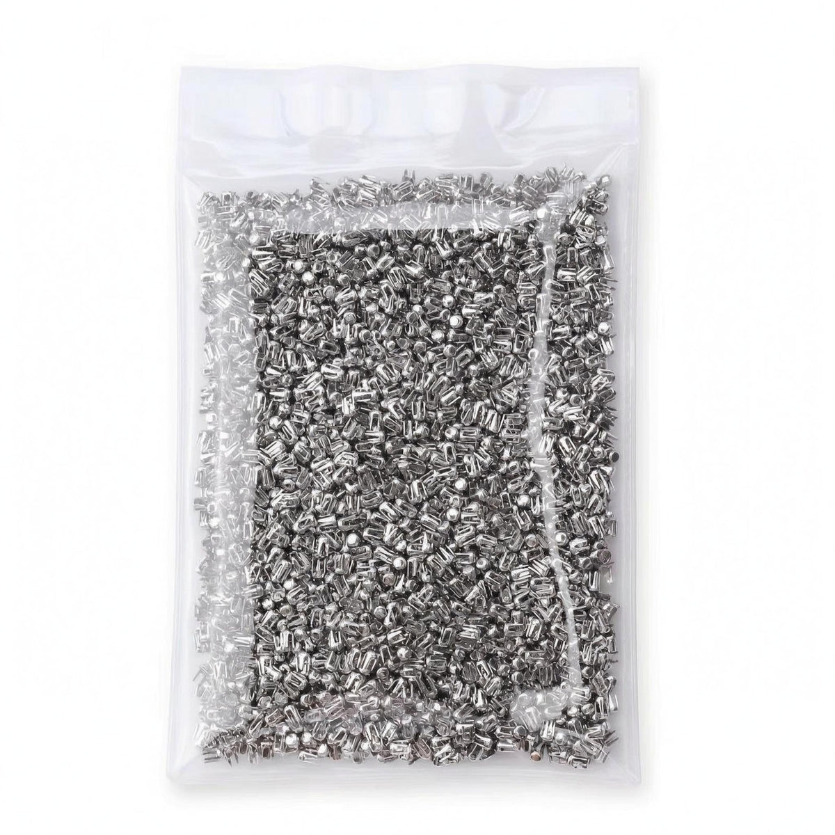 10000 Pieces Bead-Setting Pin Machine Compatible Pearl Riveting Pin Silver Rivet Fastener Set