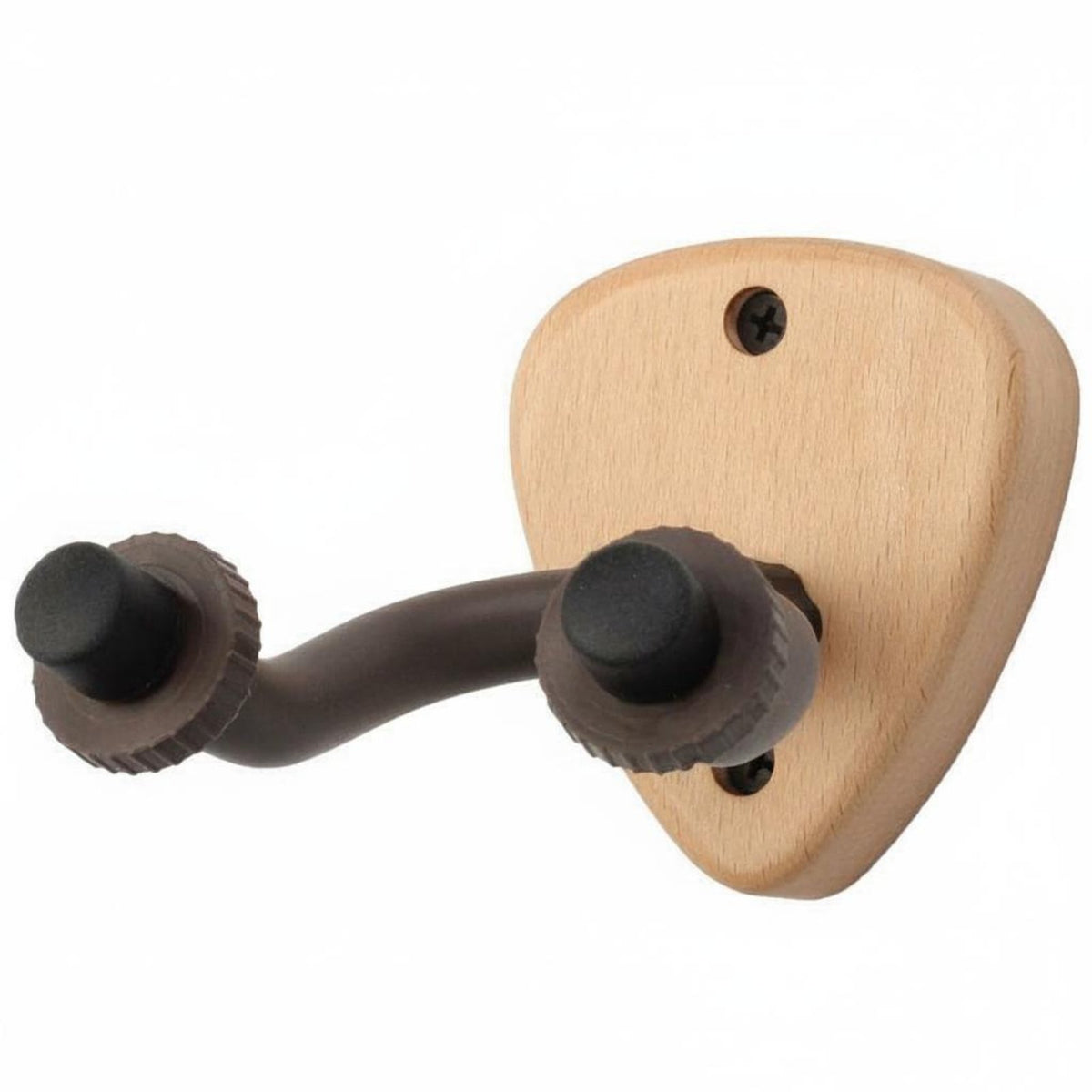Guitar Wall Mount Cushioned Padding Wooden Guitar Hook, U-Shaped Design Beech Wood Instrument Hanger for Studio, Music Room