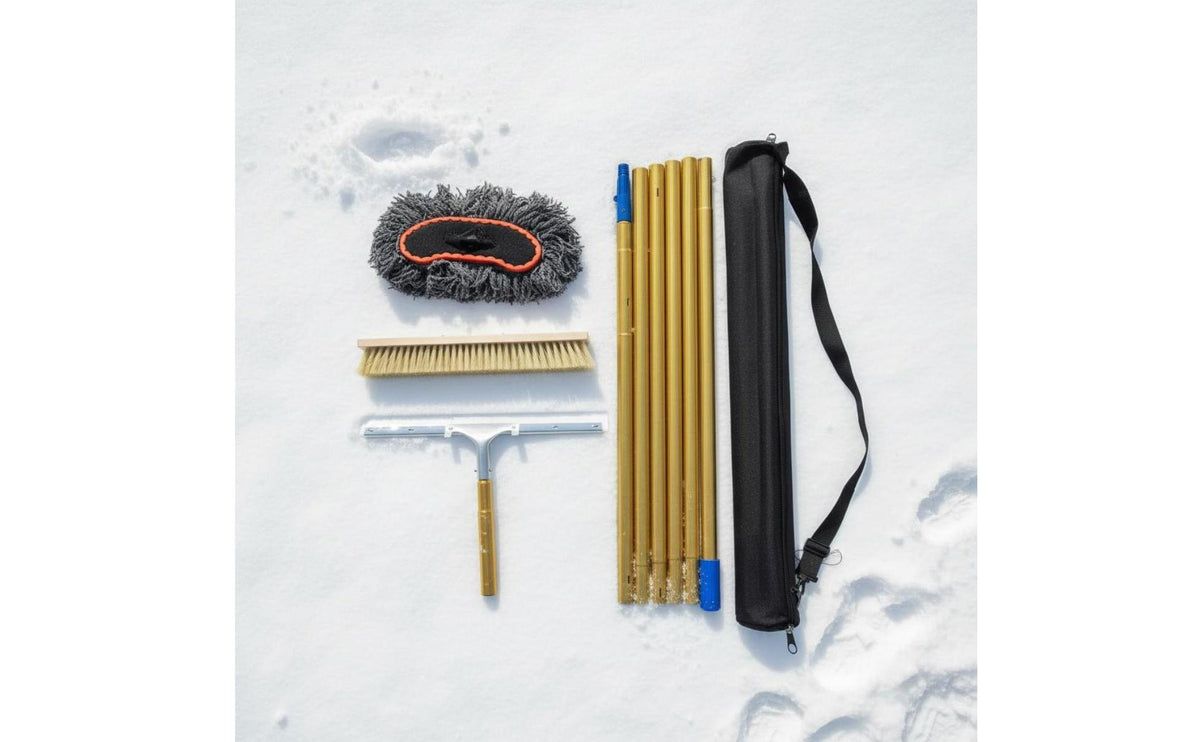 Photovoltaic Panel Snow Brush Lightweight Photovoltaic Panel Snow Extendable for Winter