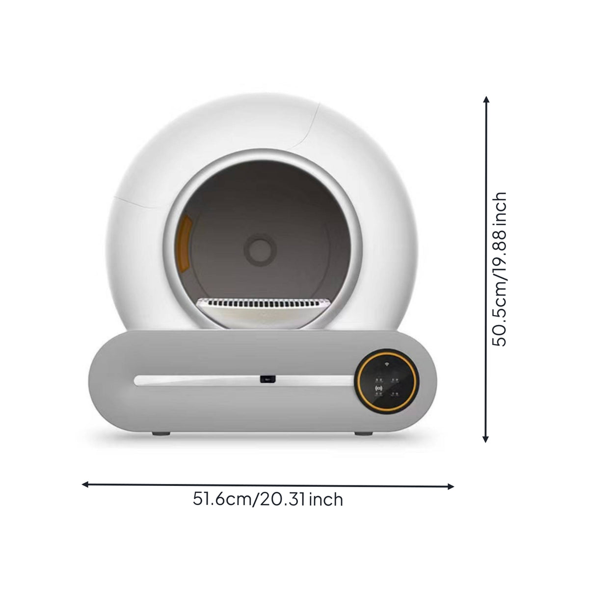 Automatic Cat Litter Box Odor-Eliminating Pet Supply for Busy Professionals, Indoor, Apartments