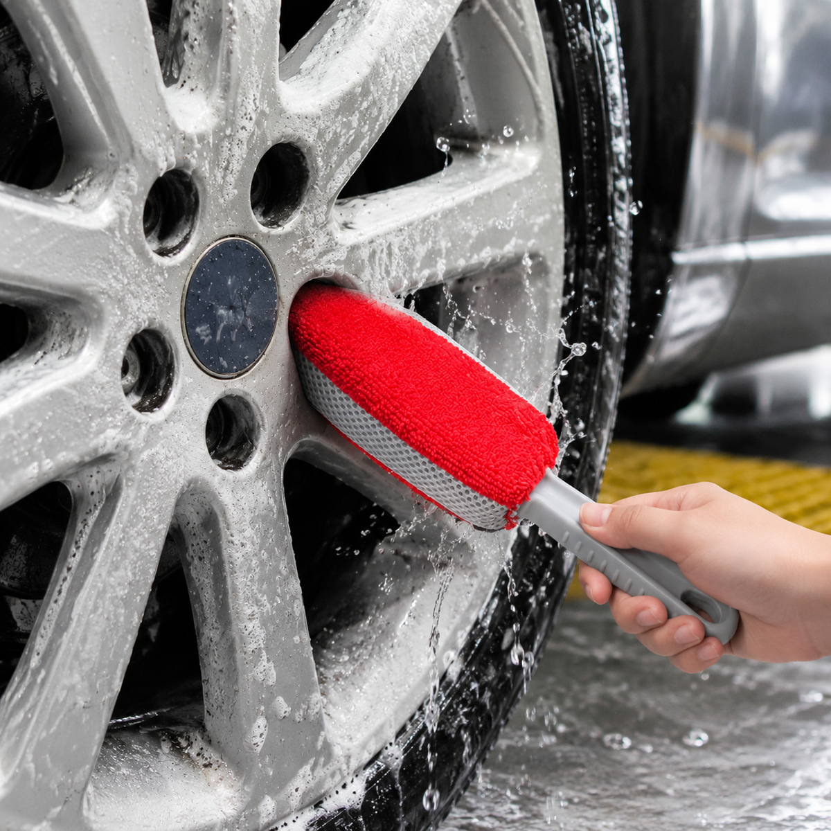 car wheel cleaning brushes