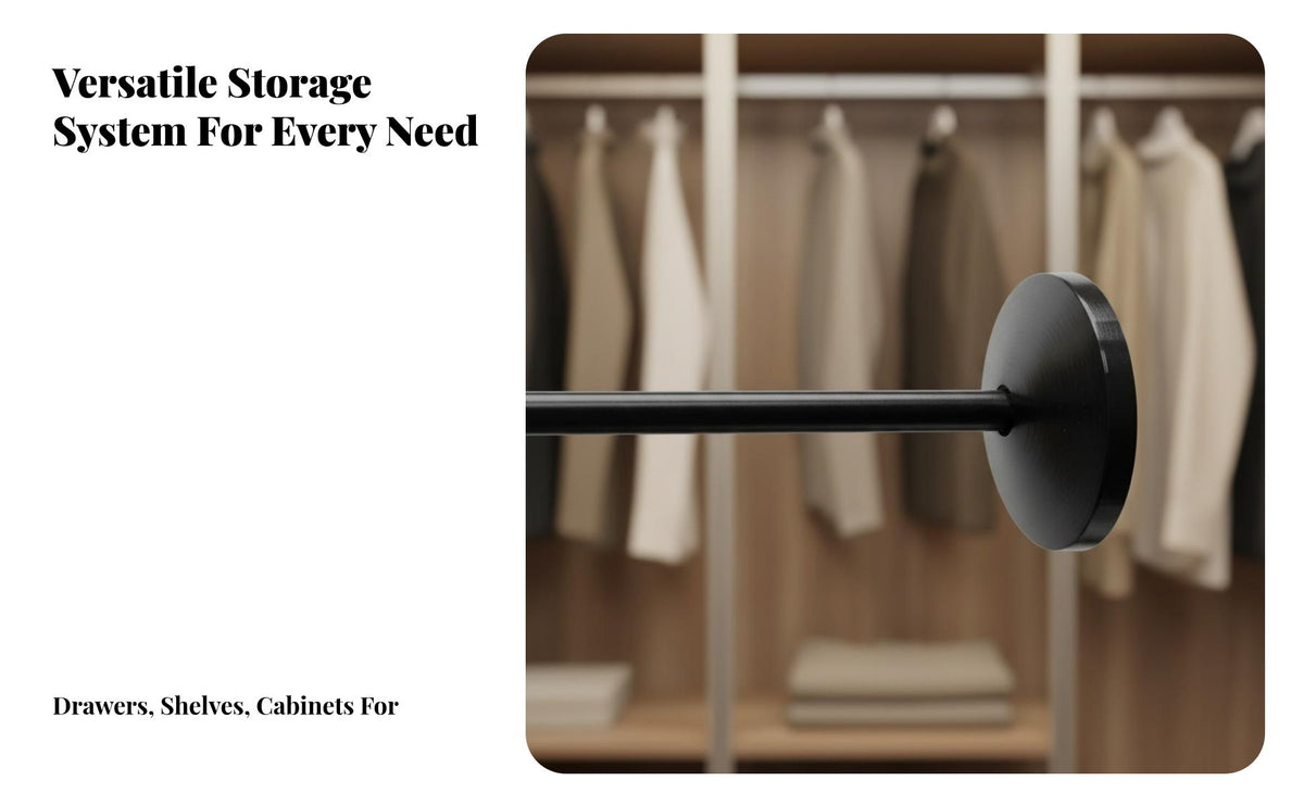 Customizable Layout Aluminum Garment Rack System Minimalist Design Airy Concept Closet System Easy Assembly Walk-in Closet Shelving Rack Heavy Duty for Apartment Dwellers, Interior Designers, DIY Enthusiasts, Cloakroom, Dressing Room