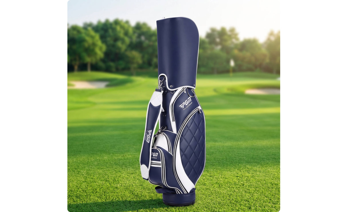 Golf Club Bag Waterproof Golf Stand Bag Leather for Golfers, Women, Practice Rounds