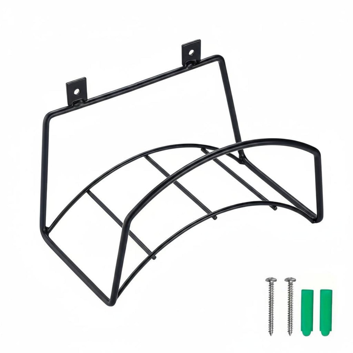 Garden Hose Storage Rack Rustproof Wall Mounted Hose Hanger Simple Crafted Metal Water Pipes Bracket for Garage