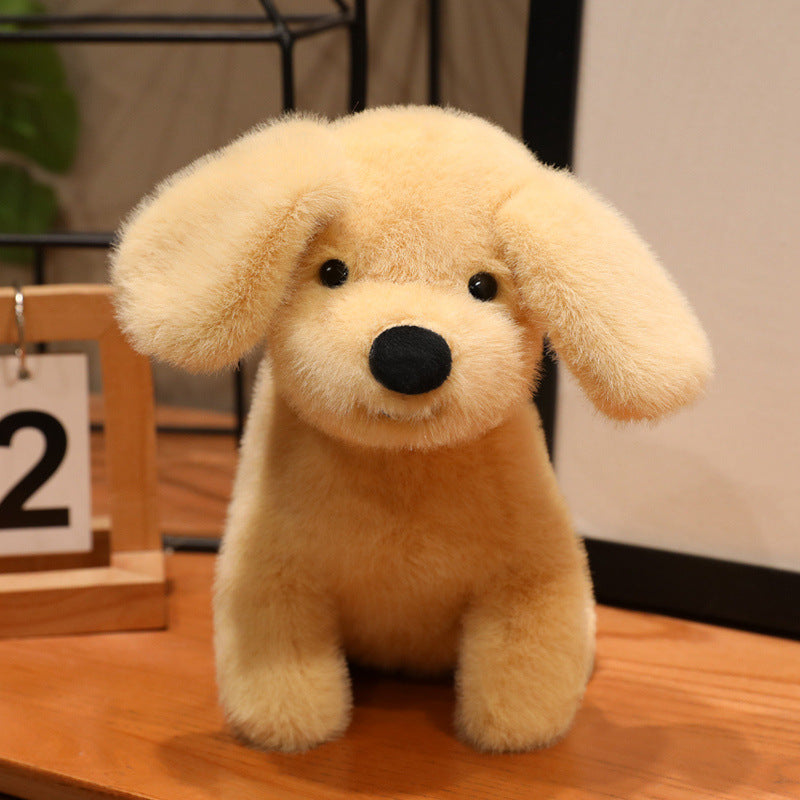 Plush Golden Retriever Dog Toy Doll
