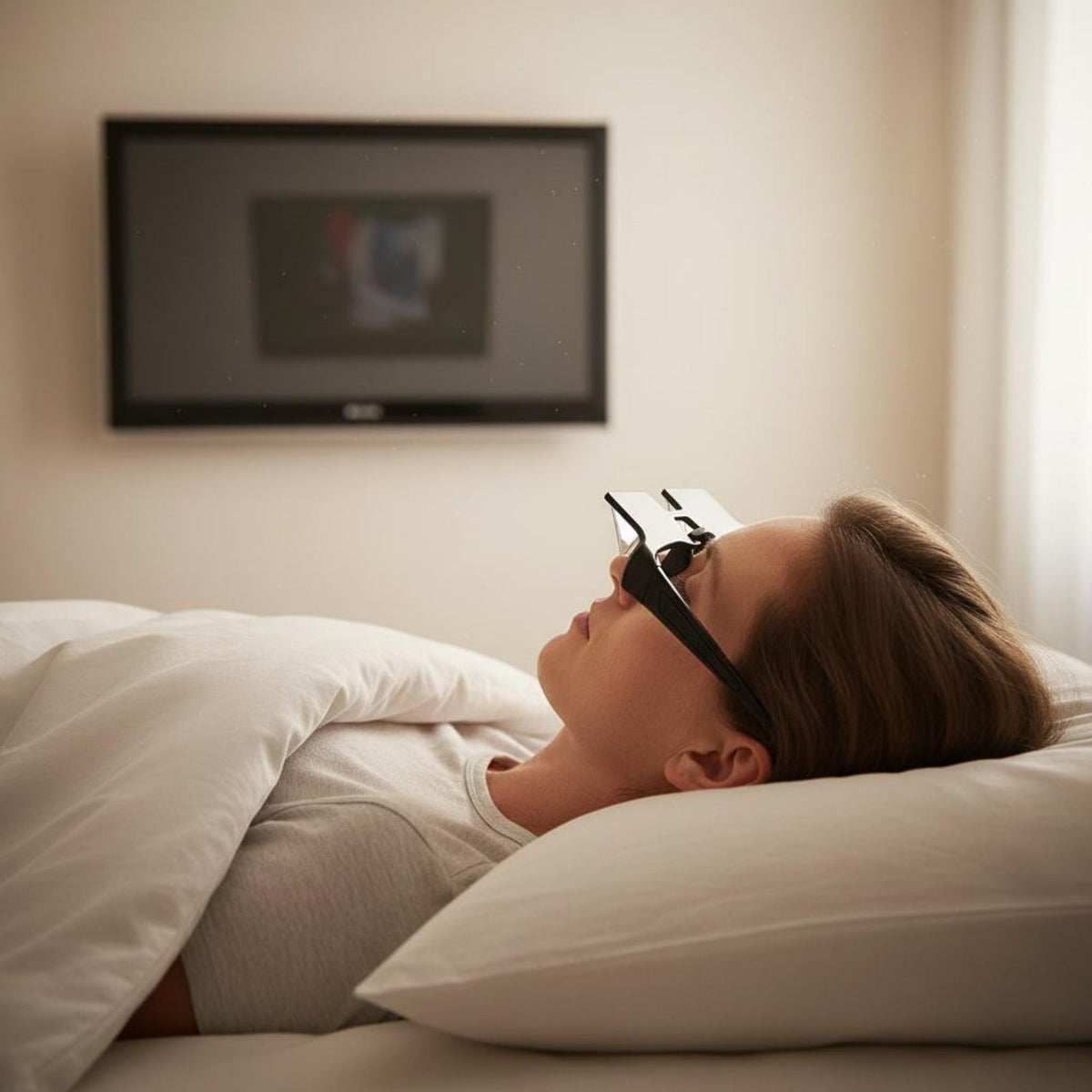 Reduces Neck Strain Lying down Reading Glasses Multi-Functional Vision Accessory Crystal Clear for Book Lovers