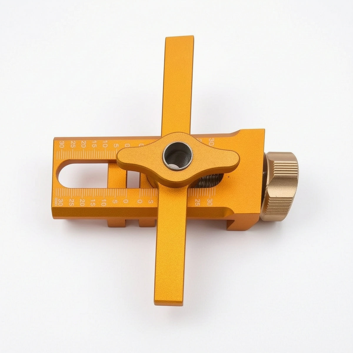 Aluminum Alloy Cabinet Door Installation Tool Cross-Shaped Clamp Cabinet Door Installation Jig Millimeter Scale Threaded Adjustment