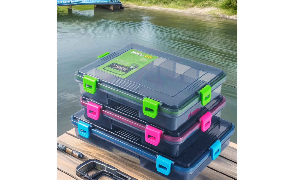 Adjustable Compartments Lure Storage Case Long-Lasting Tackle Box for Anglers
