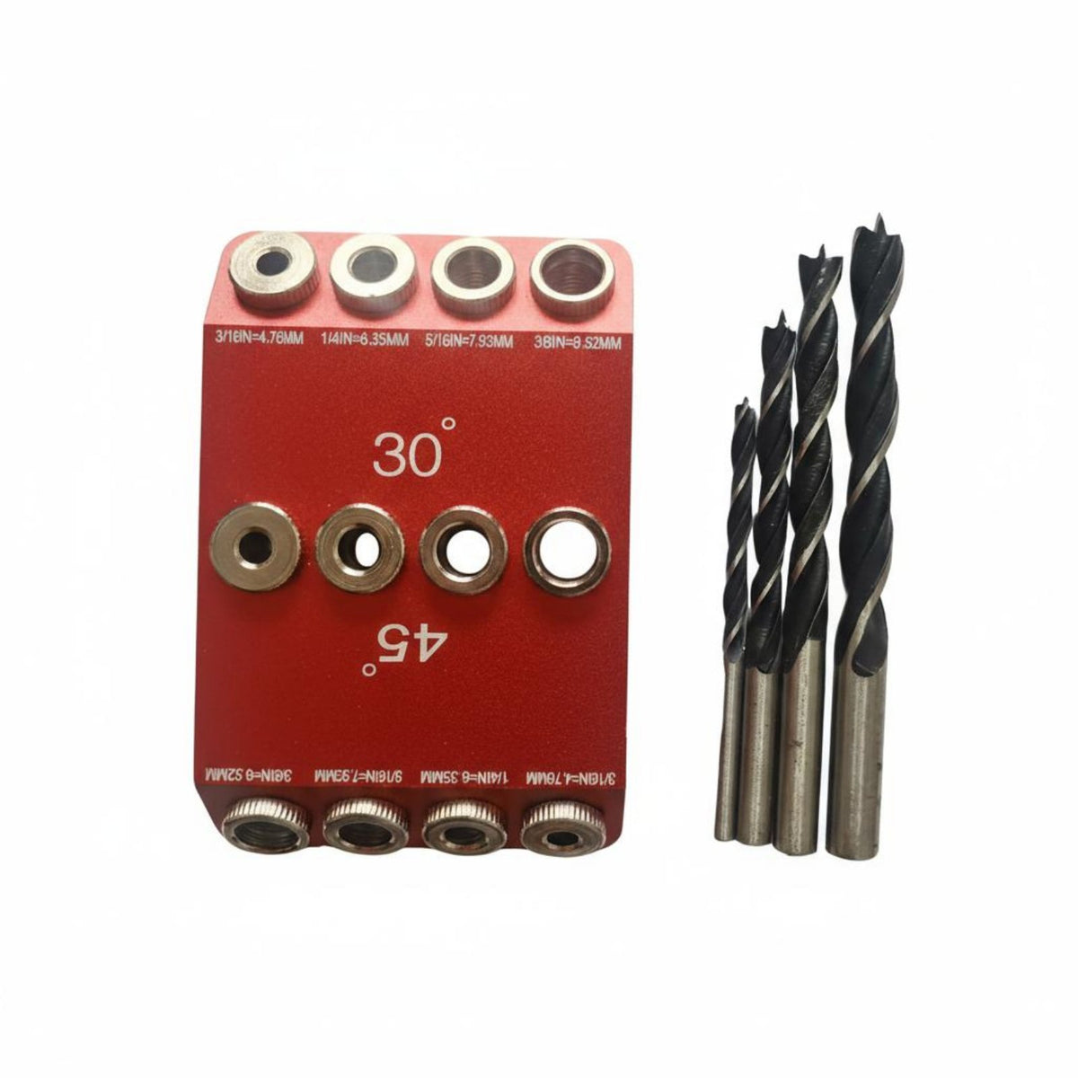 Accurate Positioning Multi-Angle Drill Guide High Precision Woodworking Hole Long-Lasting Construction for Woodworkers, Home Improvement