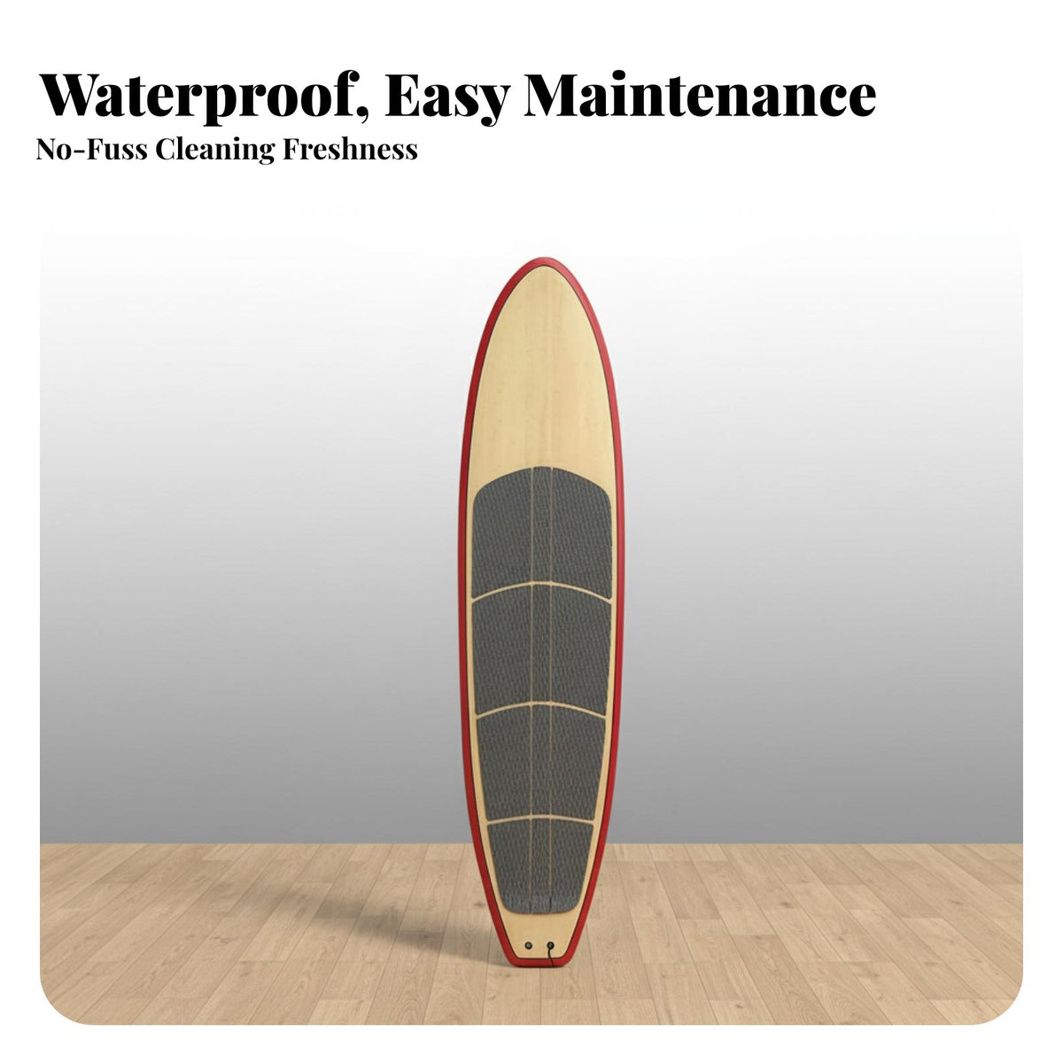 Stand-up Paddleboard Deck Pad Waterproof EVA Surfboard Anti-Slip Mat Shock Absorbent EVA Foam Deck Mat for Kayakers, DIY Enthusiasts, Sea, Rivers