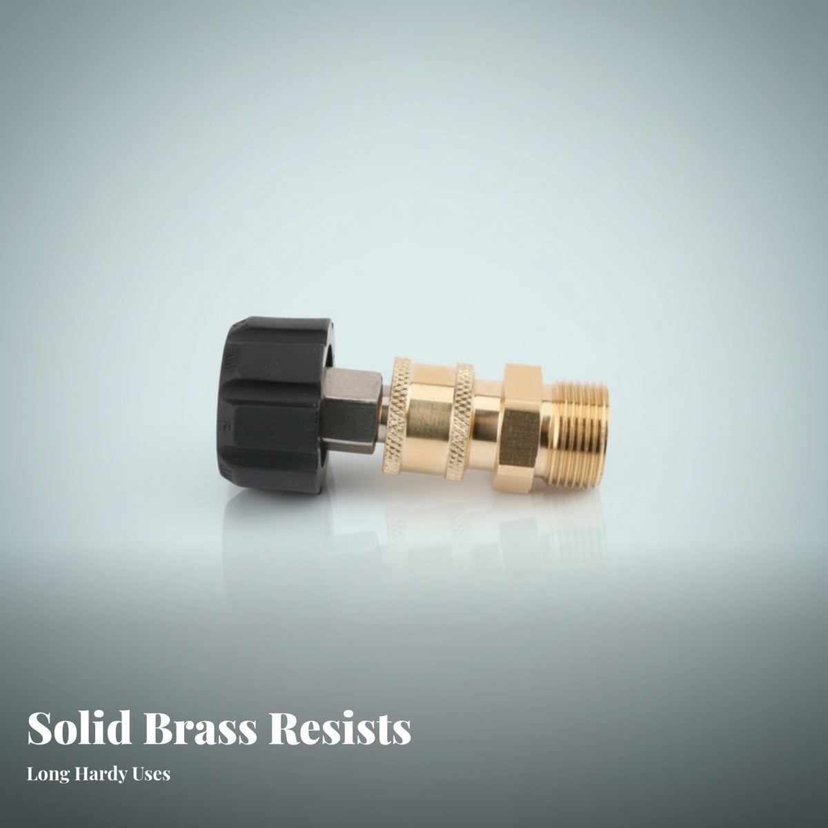 Quick-Connect Adapter Cleaning Tool Part Compact Knurled Pressure Washer Hose Connector