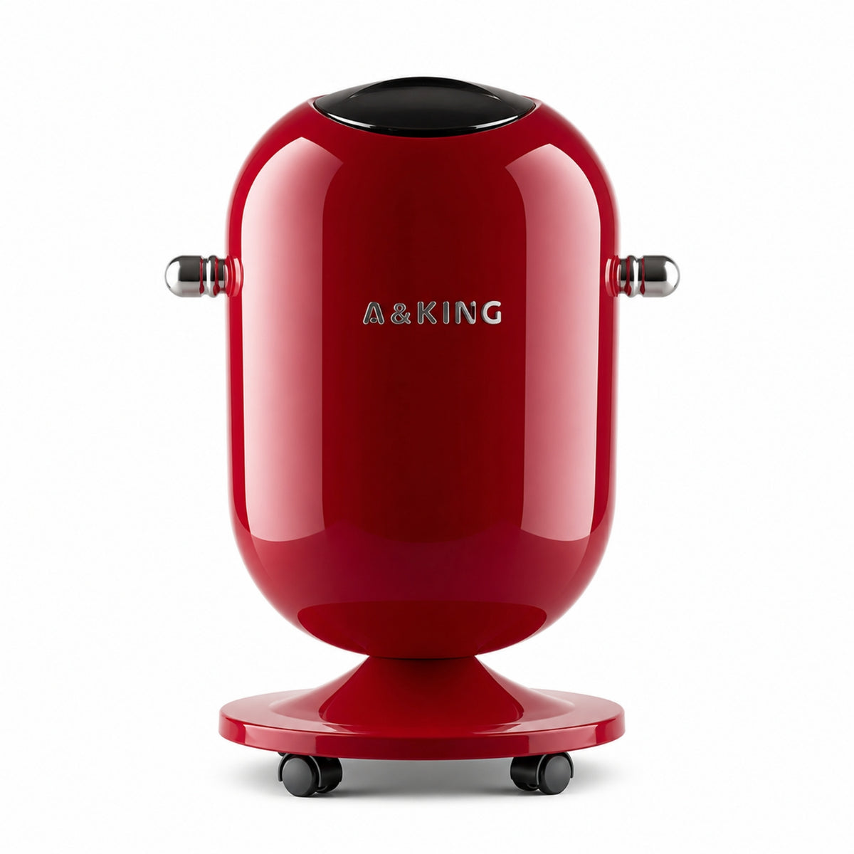 Trash Can with Removable Inner Container 15L Trash Can with Wheels Wastebasket Wheeled Bin Rolling for Kitchen, Office