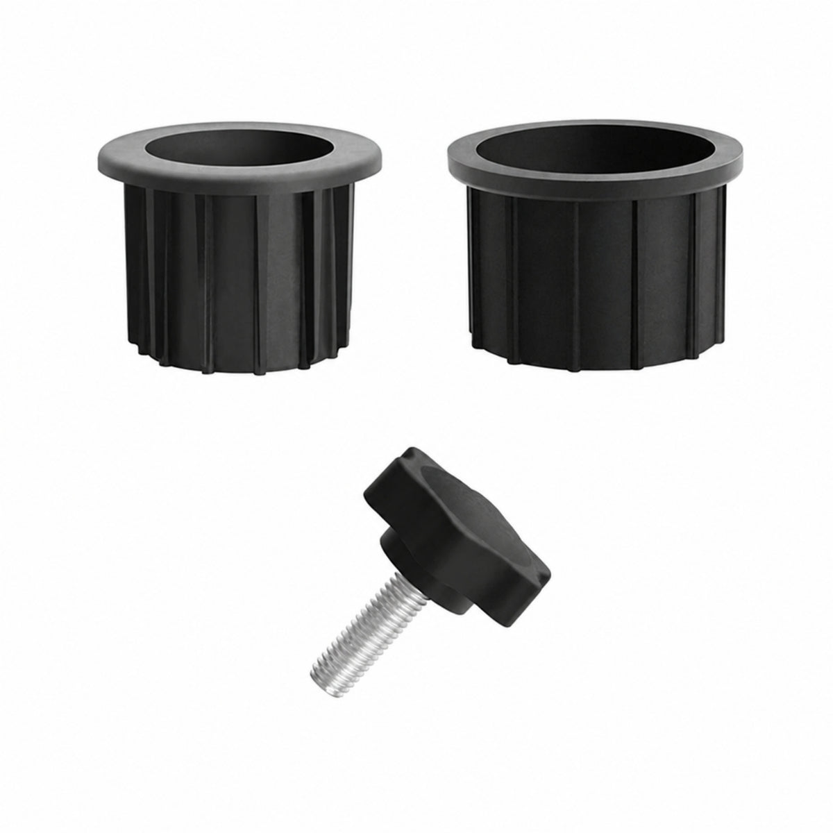 3 Pieces Umbrella Base Accessory Kit Tightening Umbrella Stand Sleeve with Knob Hardware Easy to Install Heavy Duty