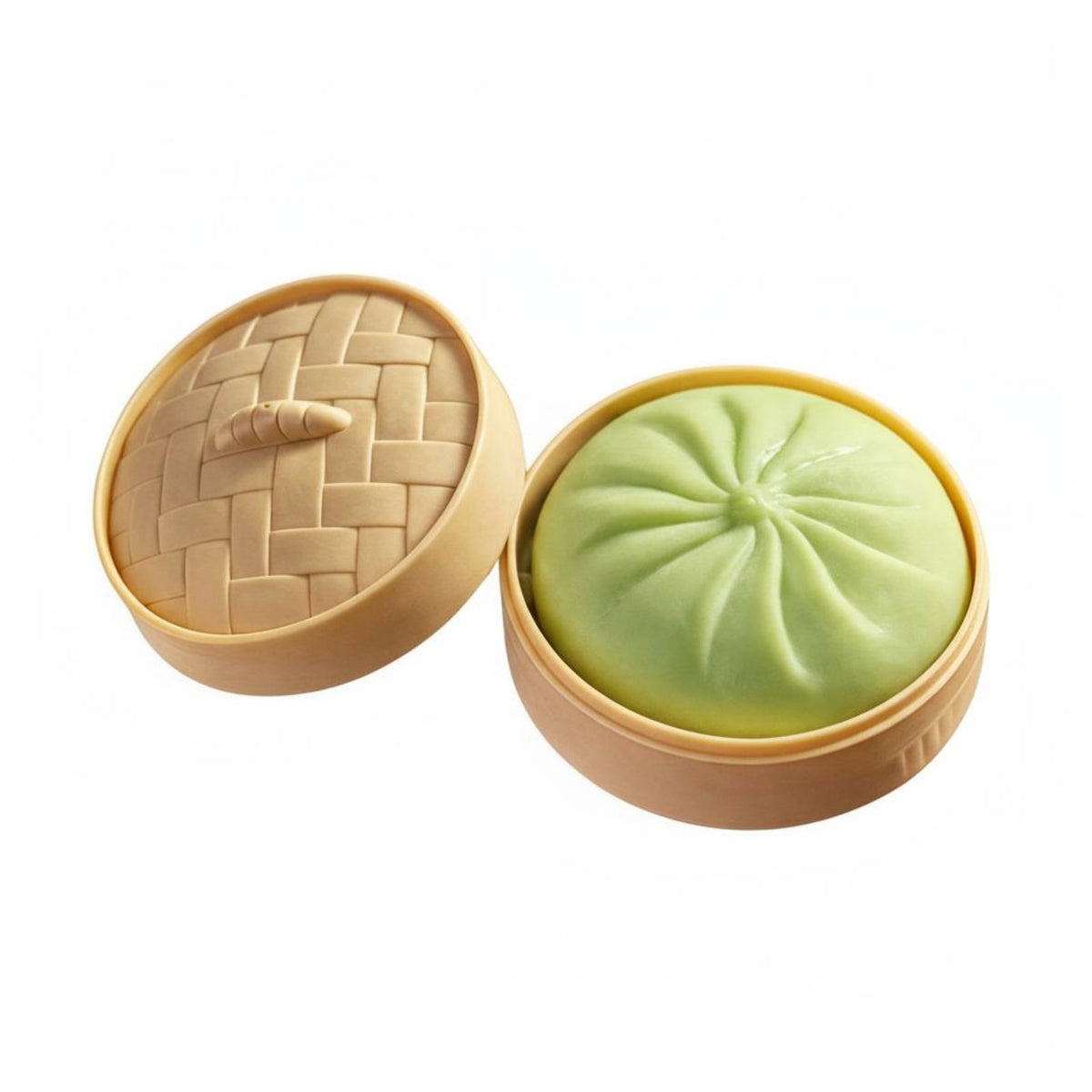 Soft Feel Steamed Bun Squishy Toy Tactile Stimulation Baozi Stress Ball Cute Design Steamed Bun Toy Portable for Children, Office Workers, Students, Travel, Desk, Classroom