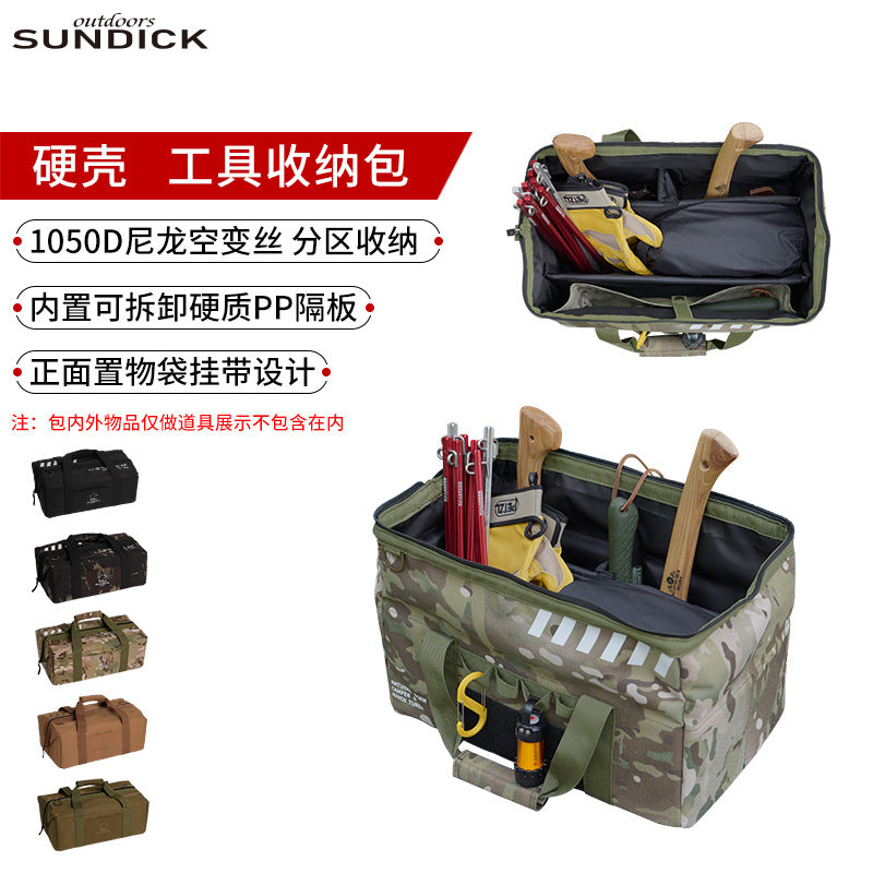 Outdoor Camping Tent Peg Bag, Hardware Tool Organizer, Tarp Accessory Storage Bag