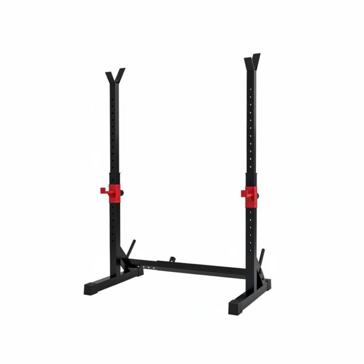 280kg Load Capacity Adjustable Squat Rack Stable Construction Multi-Function Barbell Rack Anti-Vibration Design Adjustable Barbell Stand Safety Locking System for Weightlifters, Bodybuilders, Beginners, Home Gym