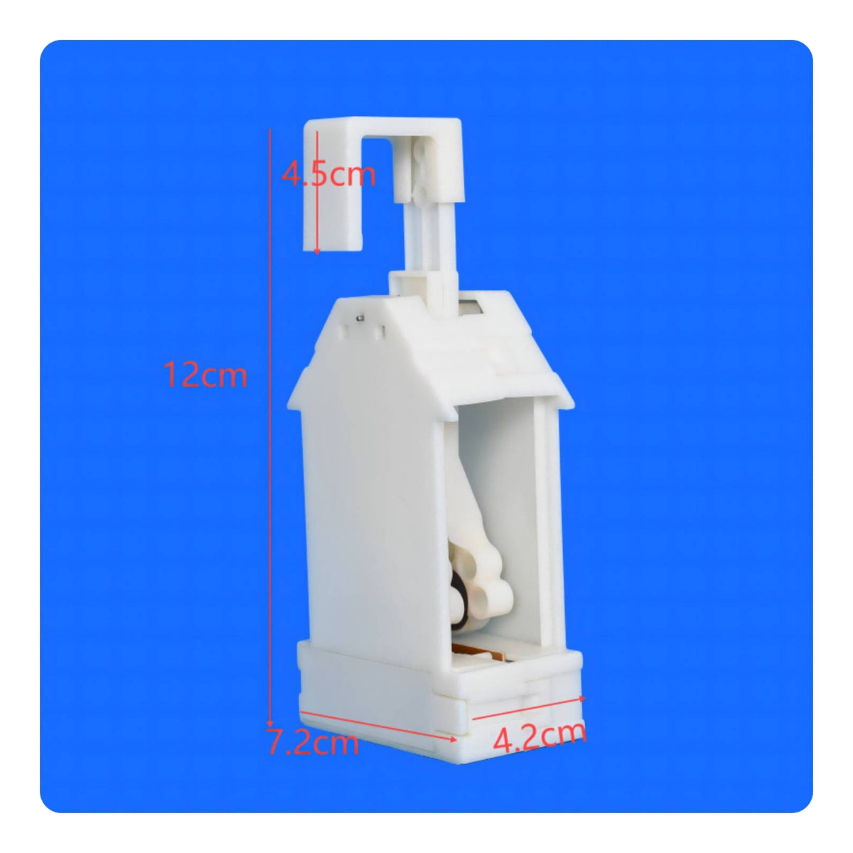 Compact House-Shaped Display Toy Lightweight Point-of-Purchase Display with Hook Minimalist Stable for Retailers, Retail Displays, Countertop Promotions