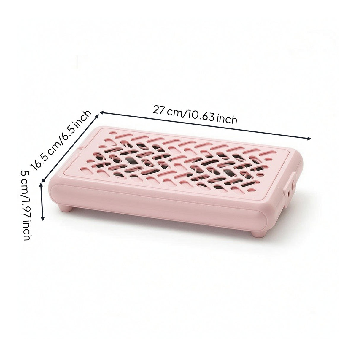 Nail Dust Collector Desktop Nail Dust Extractor Appliance Removable Quiet for Manicurists, Manicure Tables
