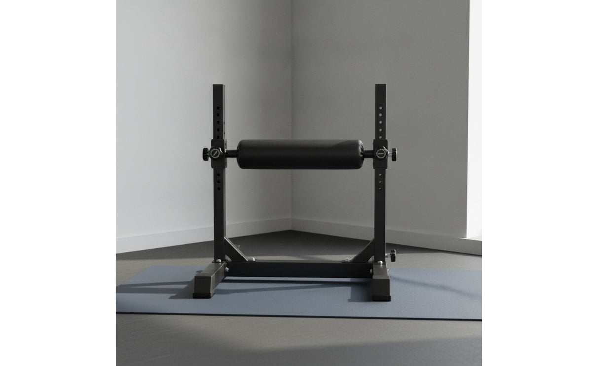 Compact Single Leg Squat Stand Rotating Split Squat Stand with Roller Stable Fitness Equipment Space-Saving for Athletes