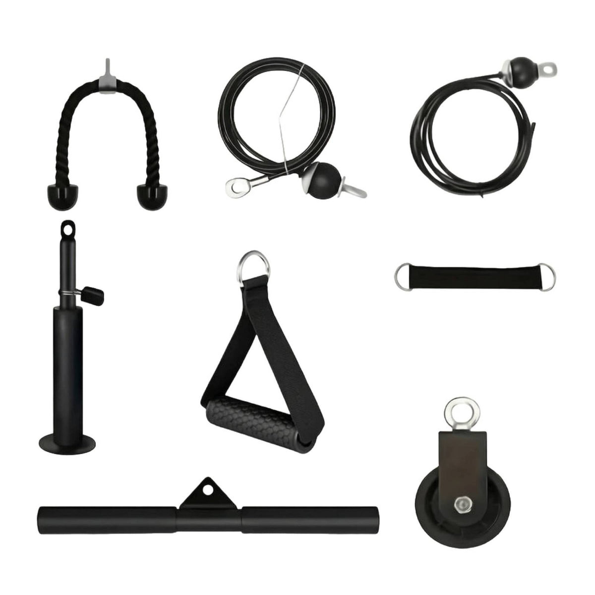 Cable Pulley Attachment Kit Heavy-Duty Fitness Equipment Long-Lasting