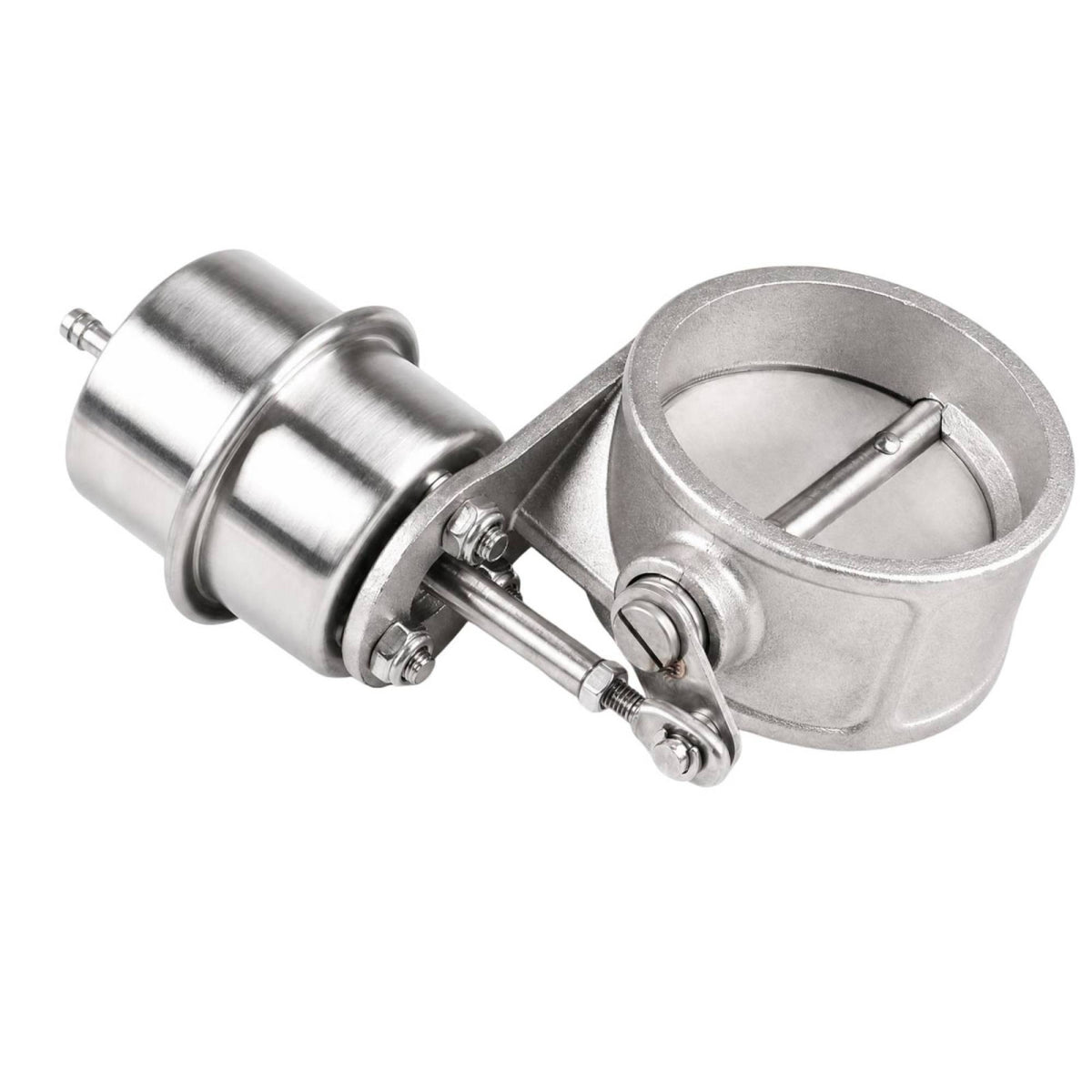 Inline Vacuum Exhaust Valve Kit Butterfly Flap Stainless Steel Exhaust Valve