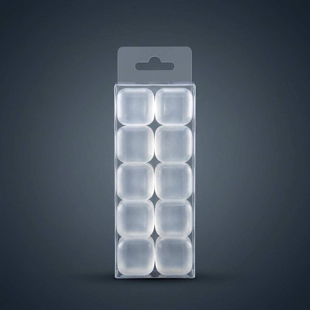 Gifts for Her and Gifts for Him, Reusable Chiller Cube Set with 10 PE Material Square Shapes, Kitchen Gadgets for Home Bar, Party Supplies