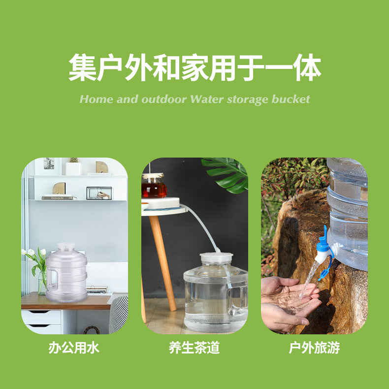 18.9L Transparent PC Water Dispenser Bucket with Faucet