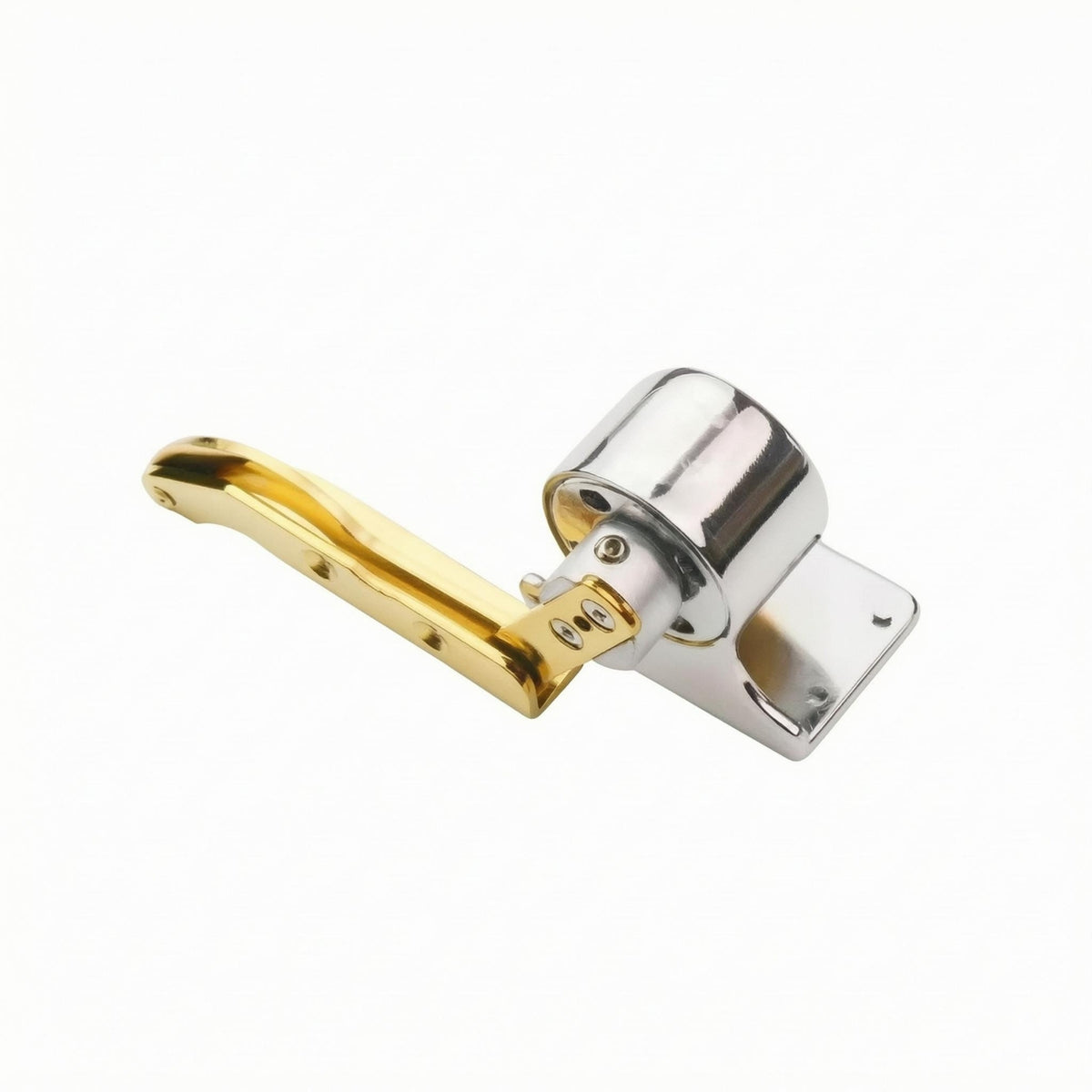 Cylindrical Housing Piano Slow-Fall Damper Curved Lever Arm Piano Soft Close Device Rectangular Base Music Hardware Metal