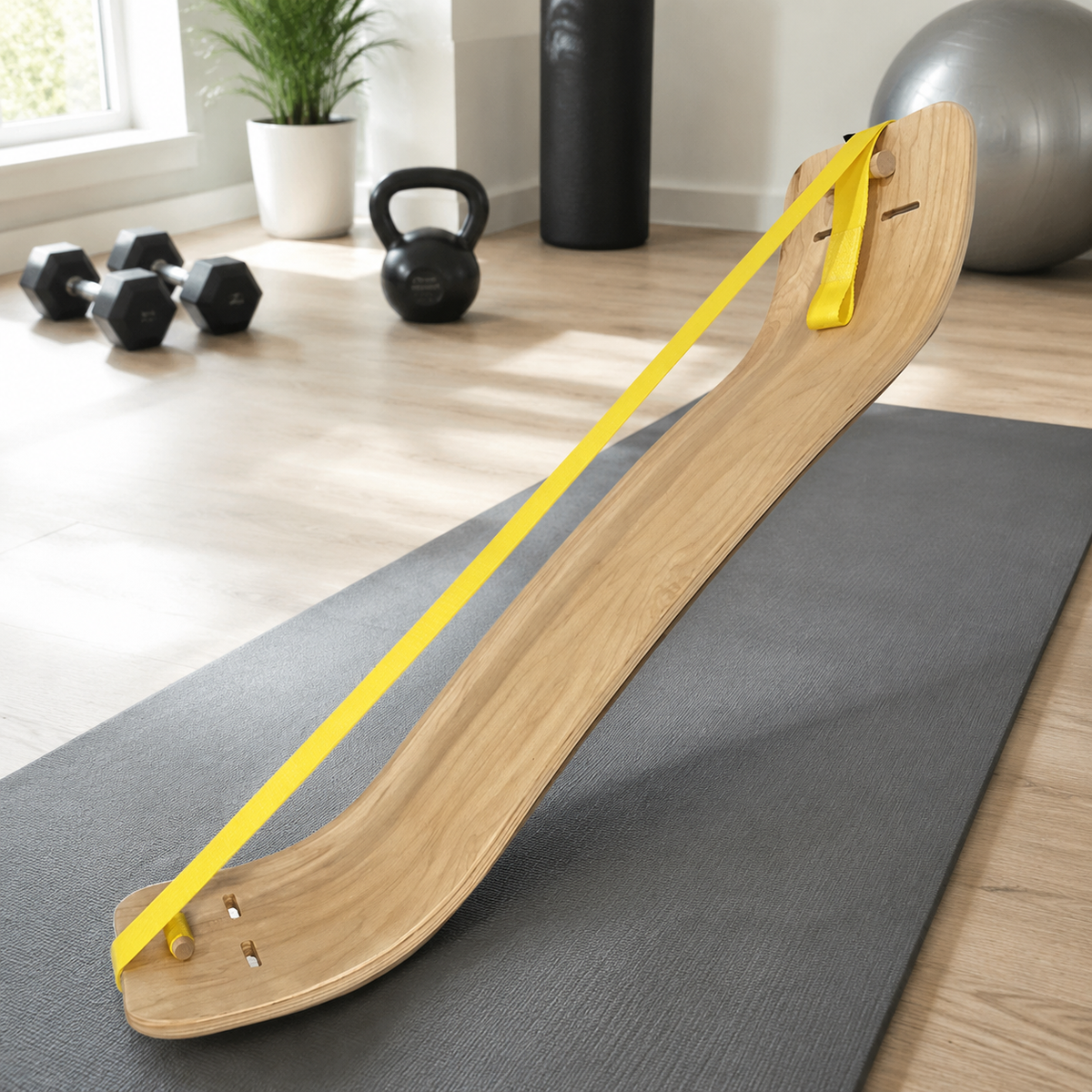 Balance Board for Kids and Adults Training Indoor Exercise Deficiency Relief Made of Maple Wood Core Fitness