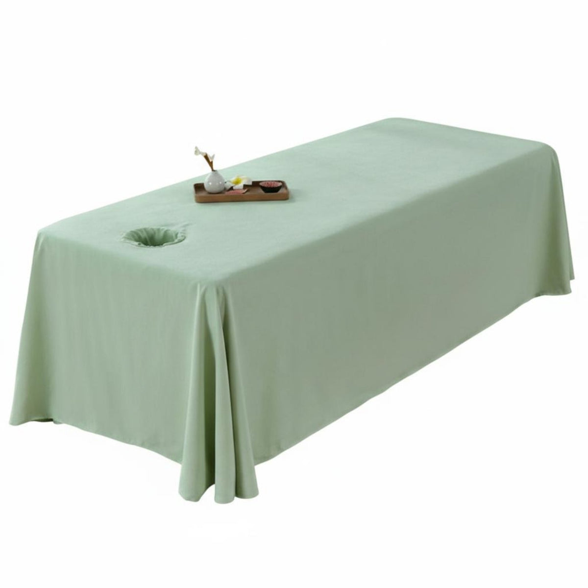 All Season Face Hole Beauty Bed Sheet Luxurious Feel Massage Table Sheet with Face Hole Machine Washable for Clients, Treatment Rooms