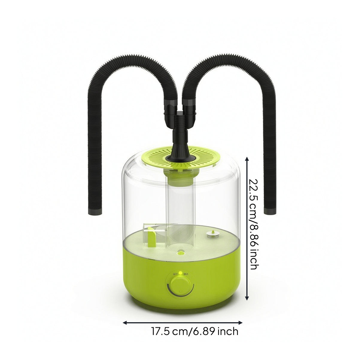 Reptile Mist Humidifier with Hose Compact Reptile Humidifier with Hose Quiet Top Fill for Vivarium