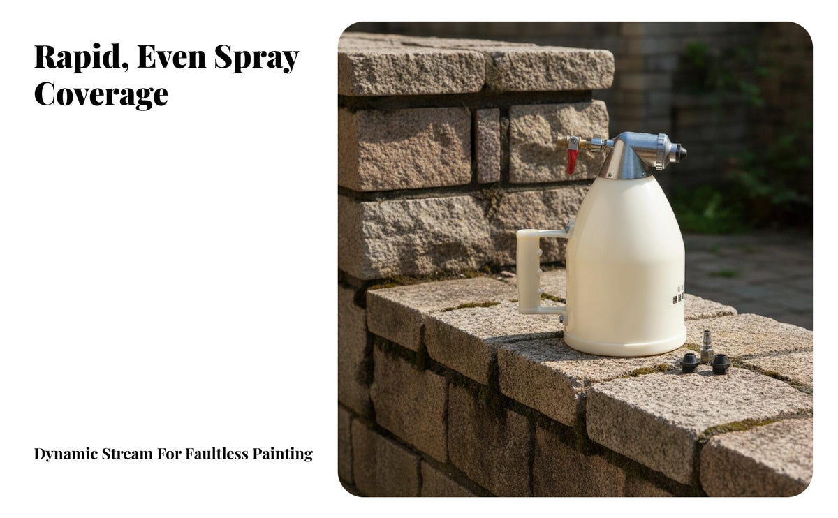 Professional-Grade Air Reservoir | Hand-Held, Manual with reservoir, for Renovation