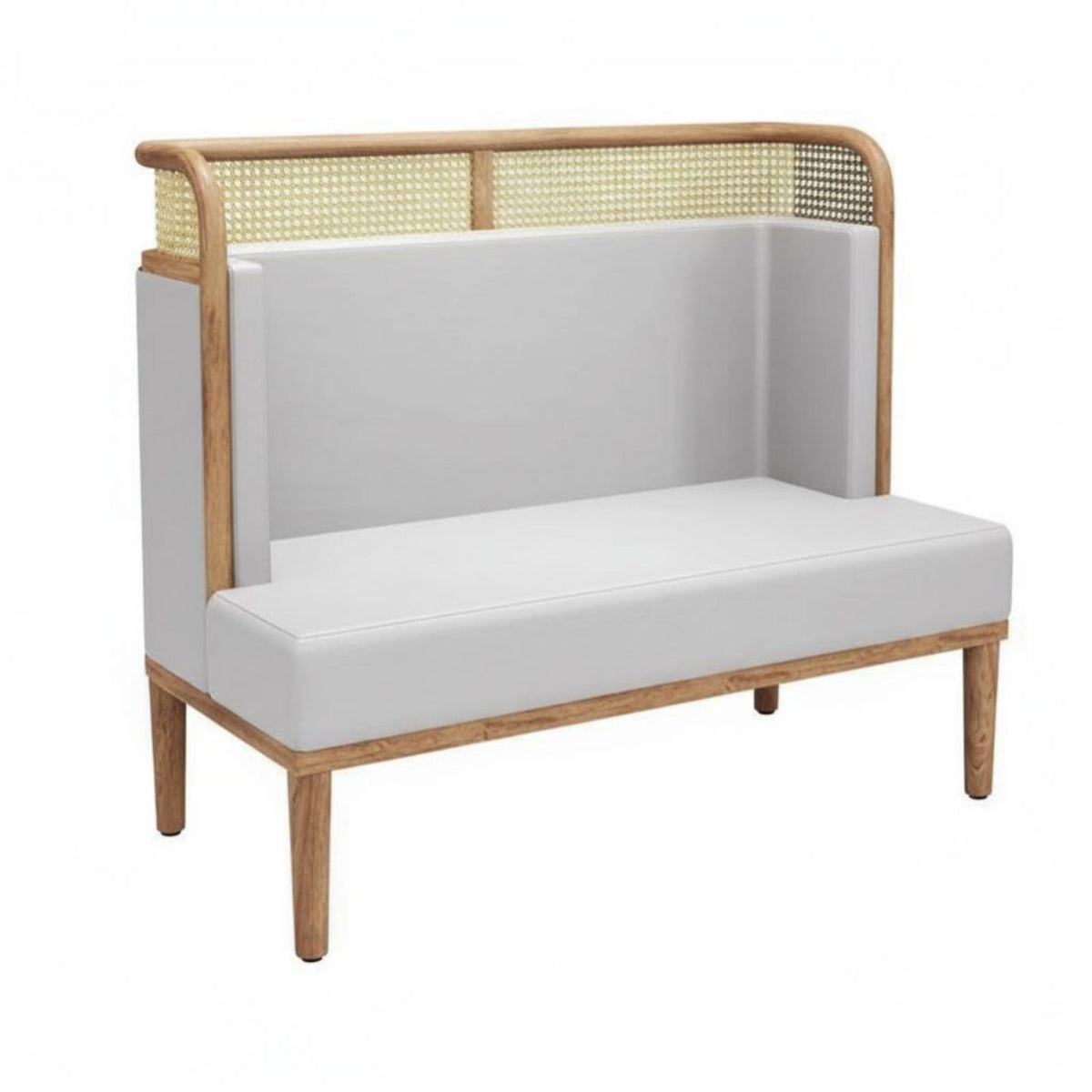 Hong Asian Design Woven Back Dining Chair and Table Set Modern Design Square Table and 4 Chairs Curved Backrest Commercial Furniture Integrated Armrests for Cafe Owners, Interior Designers, Adults, Milk Tea Shop, Hotel Lobby