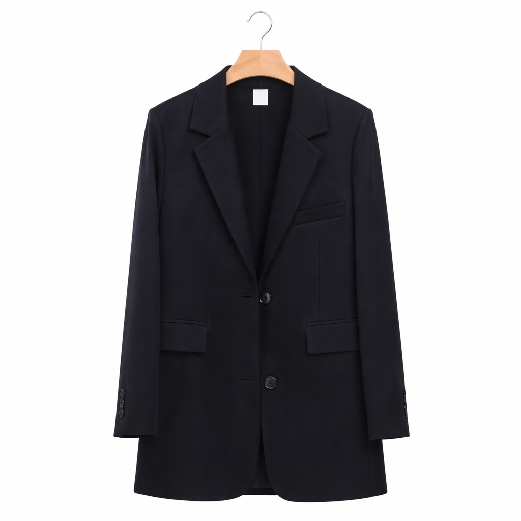 Women's Suits & Blazers with Sun Protection and Long Sleeve Design, Ladies in Luxurious Satin Material with Back Slit Detail