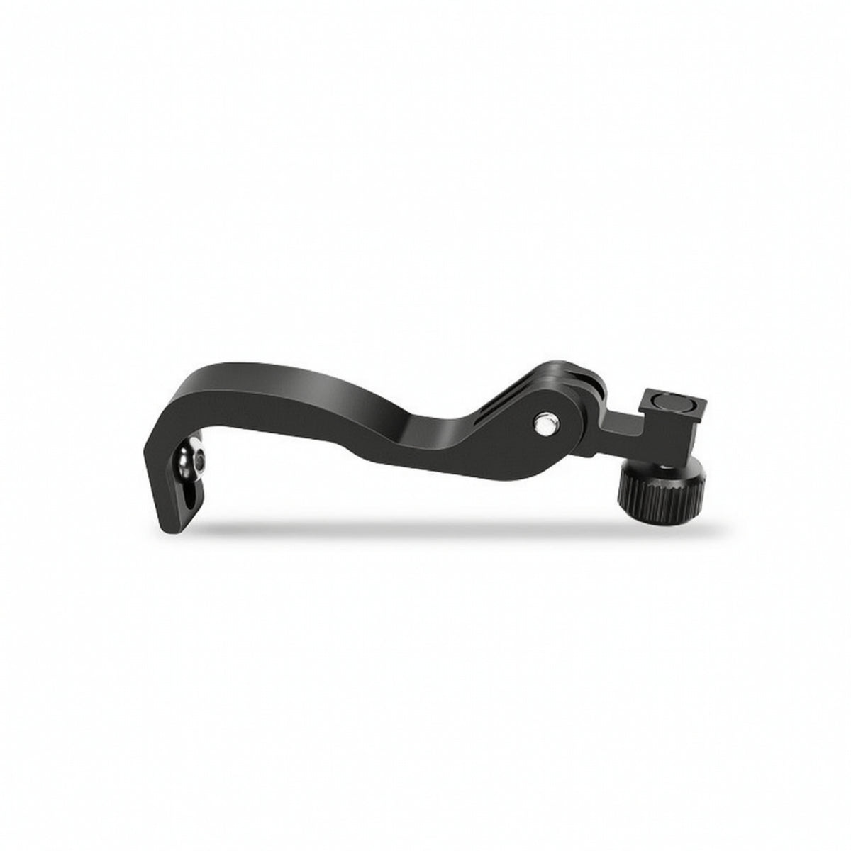 Aluminum Alloy Front Light Bracket with Action Camera Interface Compatible Bike Light Mount Easy to Install Lightweight for Cyclists, Commuters, Night Riding, Commuting, Folding Bikes