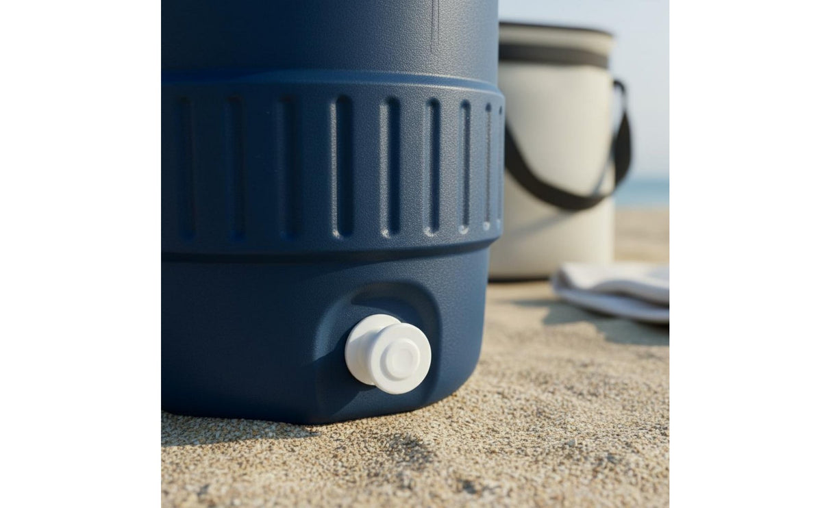 Portable Insulated Can Cooler Holder with Handle and Spout