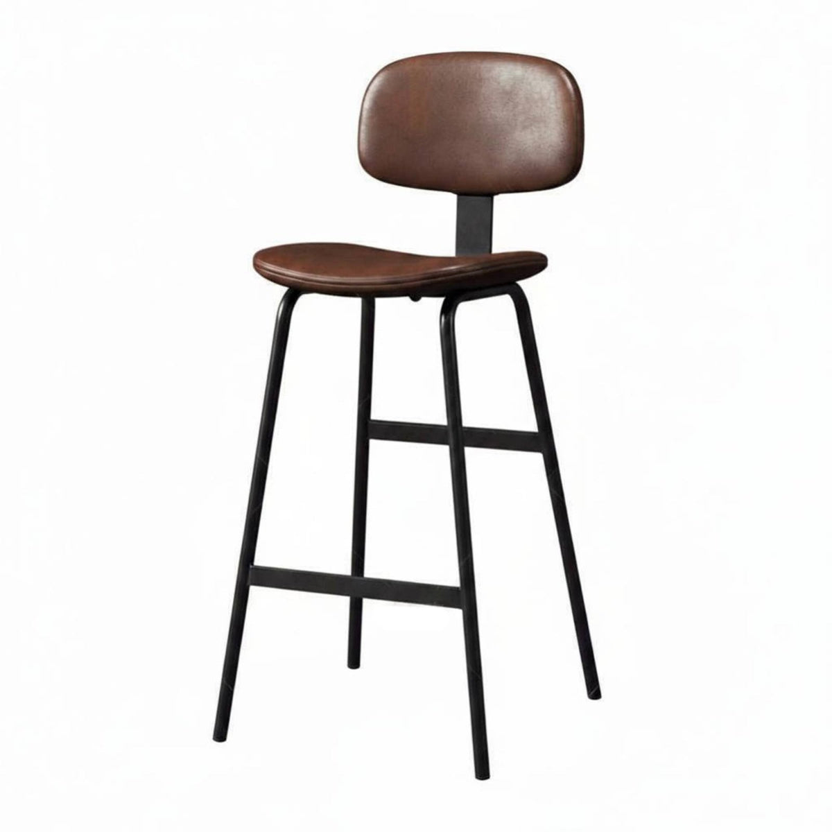 utilitarian aesthetic Lowsupport Bar Stool with supportrest High Chair Minimalist Design Seating Furniture Sturdy Frame for Homeowners, Adults, Business Owners, Restaurant, Cafe, Counter, Kitchen
