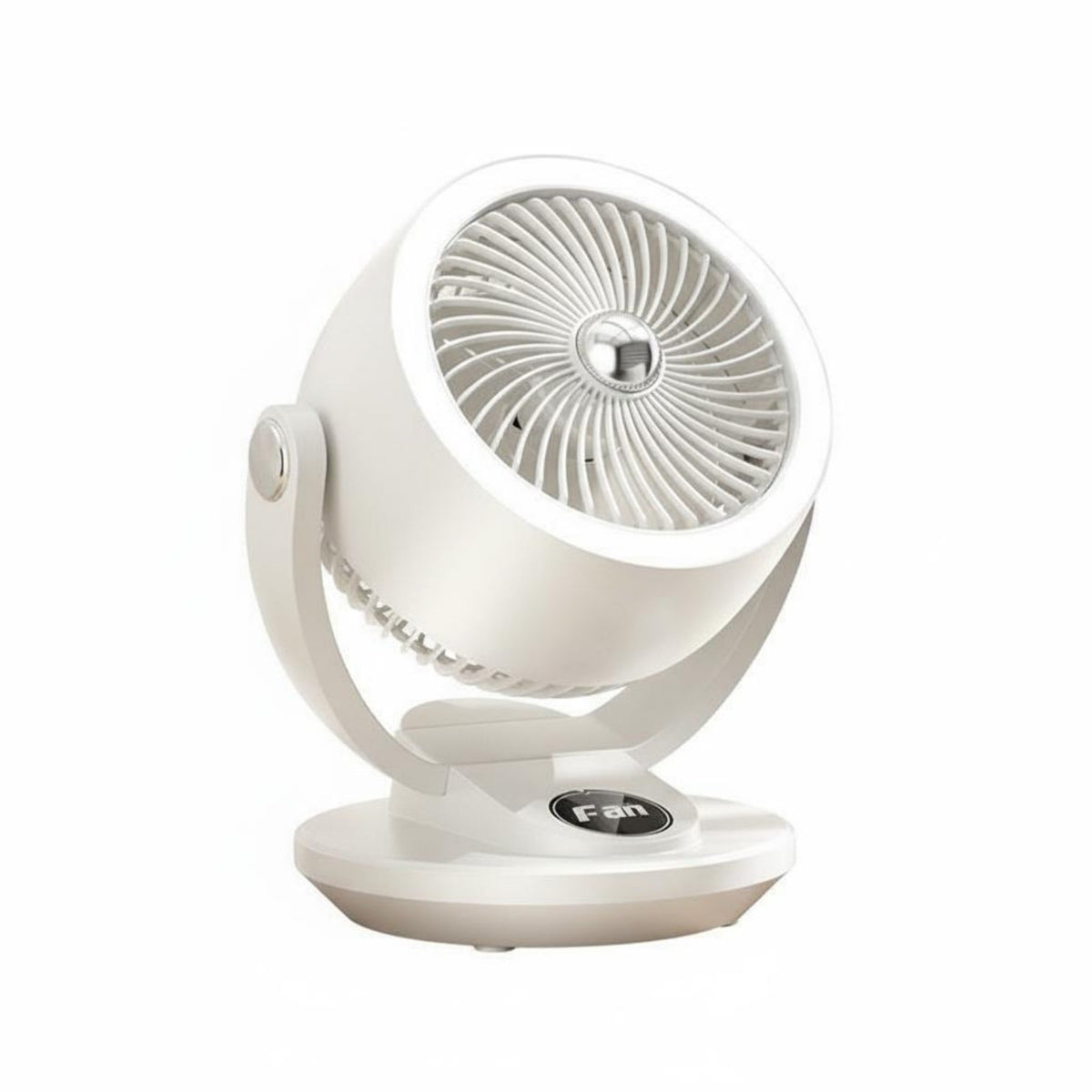 Computer-Connected Desk Fan Tap Control Small Fan with Digital Display Portable Air Circulator Multiple Speeds 5 Speed Settings
