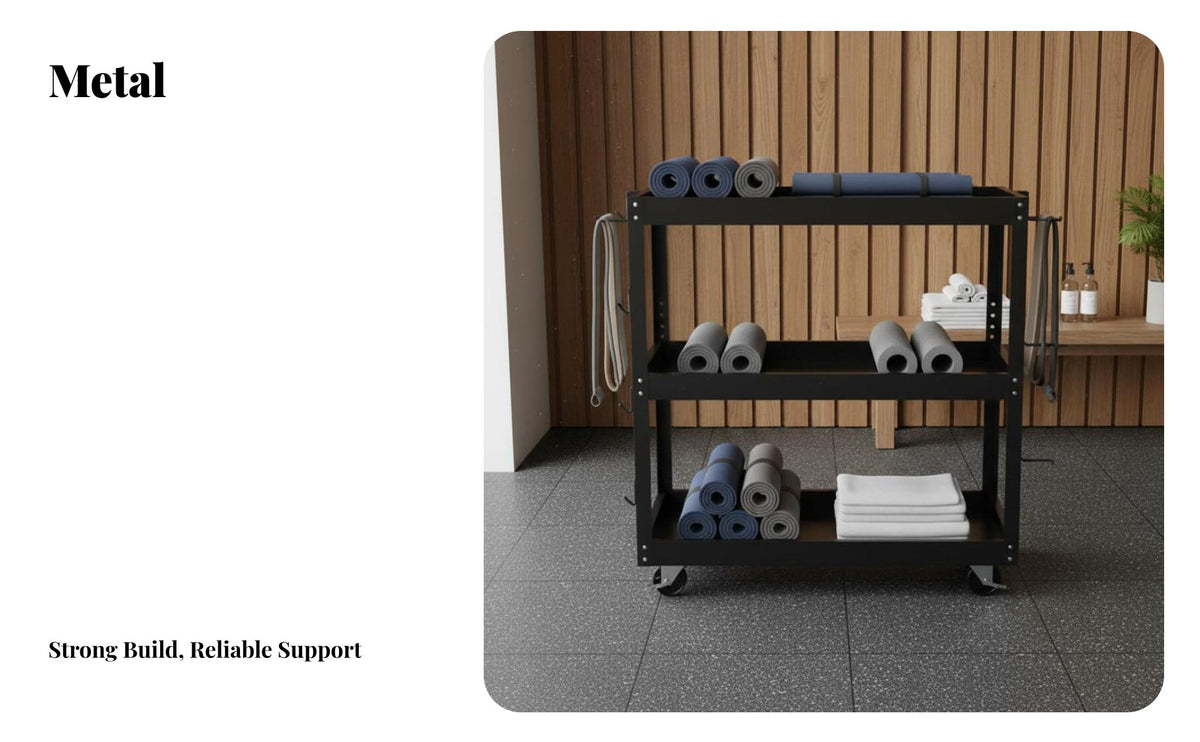 Space Saving Exercise Mat Holder Wall Mount Multi-Functional Wall Mounted Exercise Mat Rack Heavy Duty Resistance Band Hanging Rack Sturdy Construction for Garage
