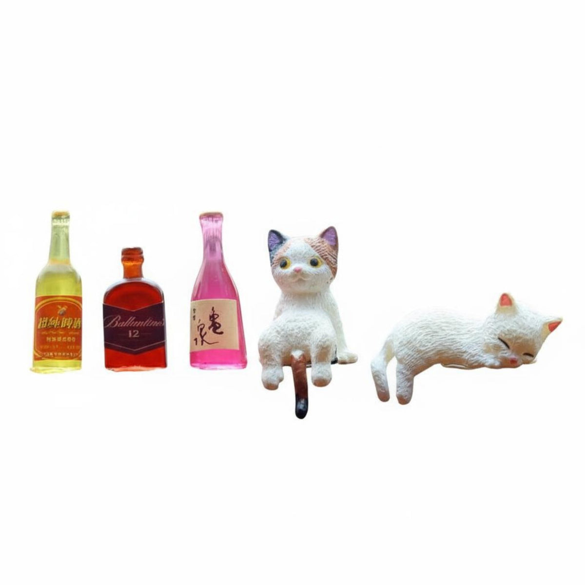 Great Gift Cute Cat Car Decoration Fade Resistant Cat Figurine for Office Desk