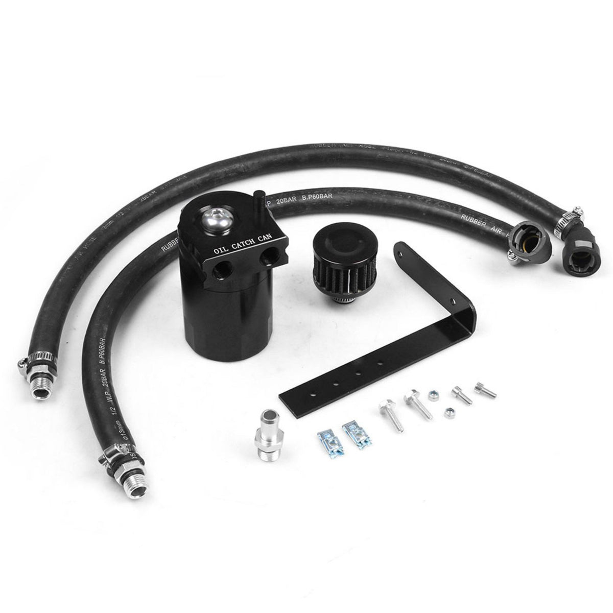Vehicle Specific Fit Oil Collector Can Easy to Clean PCV Oil Collector Can with Air Filter Breather Canister Kit