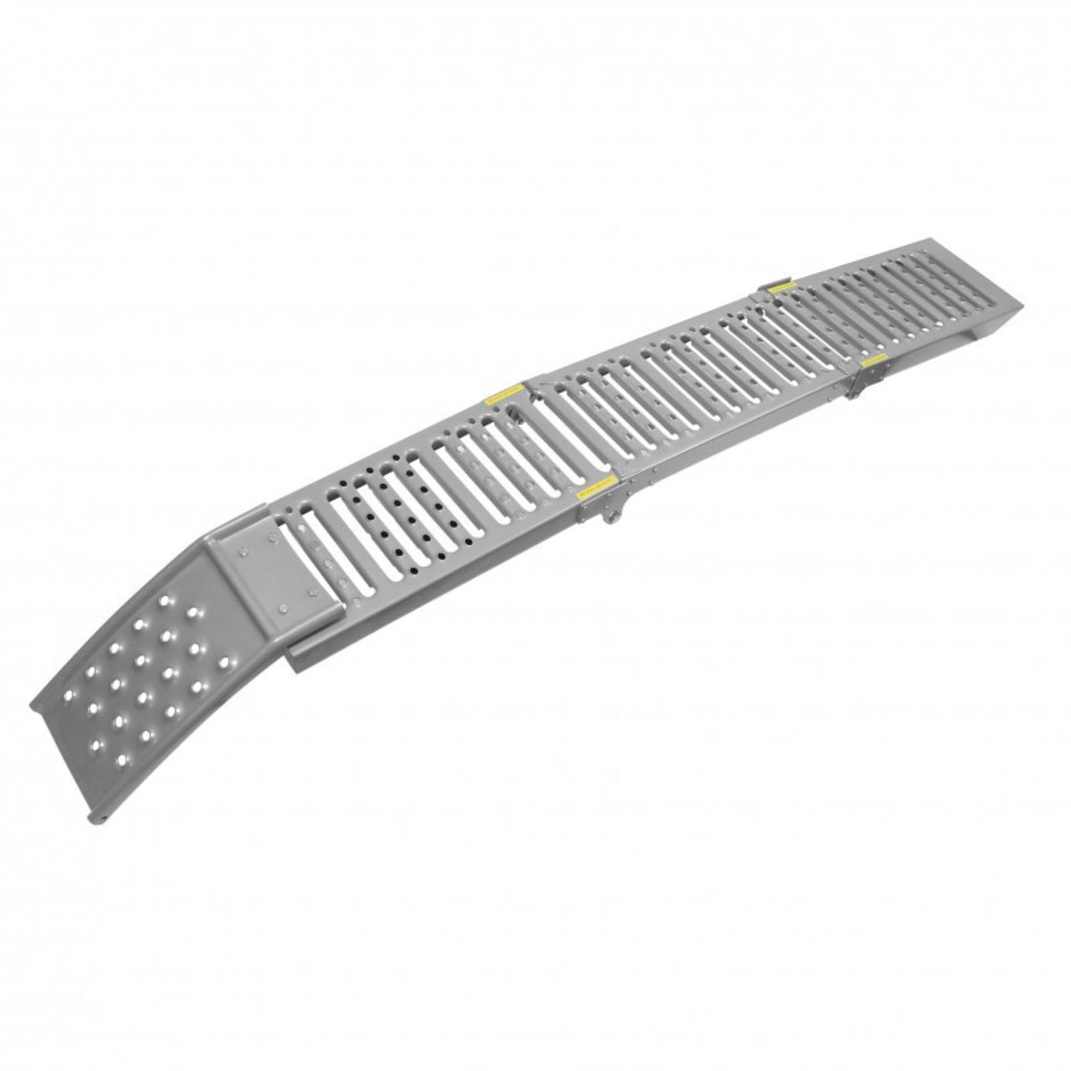 2 Pieces Motorcycle Ramps Foldable Steel Loading Ramp Slip-Resistant for Motorcycle Riders