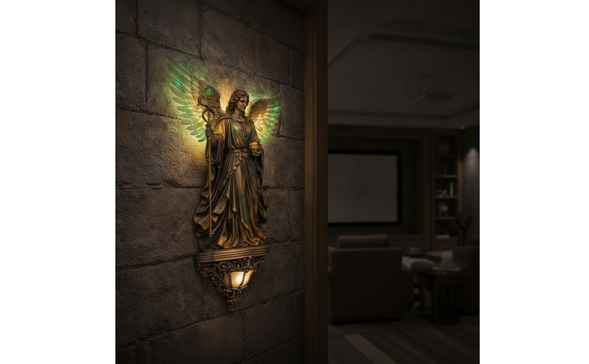 Spartan Warrior Wall Lamp Resin Wall Hanging