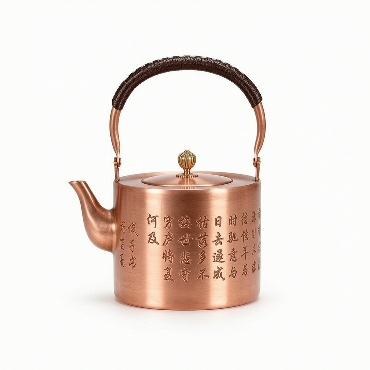 Stovetop Copper Tea Kettle Elegant Copper Kettle Versatile Boiling Vessel Classic for Kitchen
